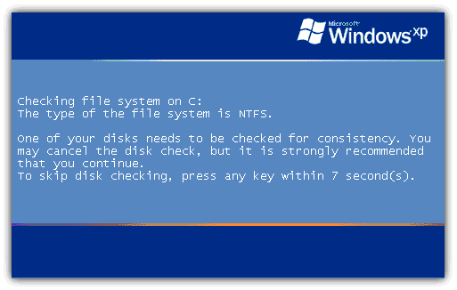 Allow the disk checking process to complete.
Restart the computer and check if the drive is now detected.