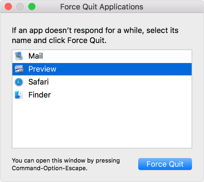 Alternatively, right-click on the application in the Dock and choose "Force Quit" from the context menu.
Ensure to save any unsaved work before force quitting an application to avoid data loss.