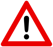 An image of a computer with a warning sign or an exclamation mark.