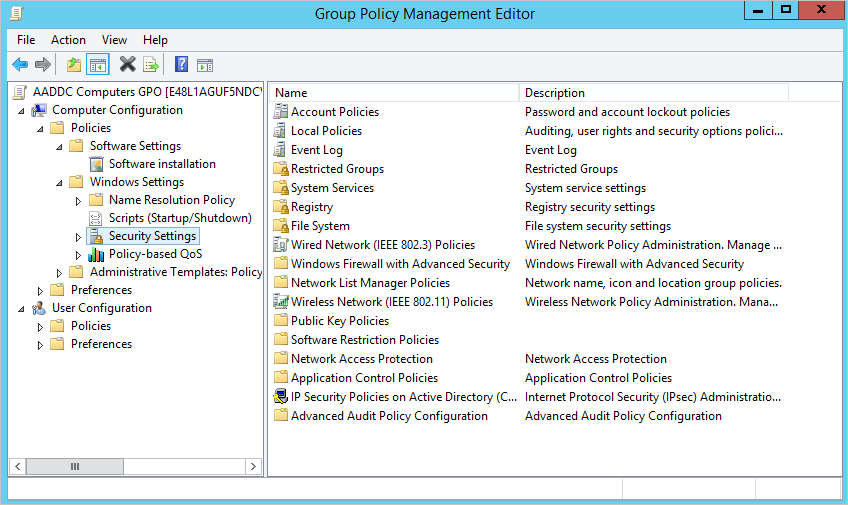 Background settings and Group Policy Editor