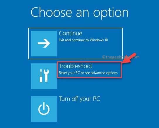 Boot your computer from a Windows installation media and select "Repair your computer."
Choose "Troubleshoot" and then select "Advanced options."