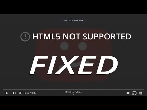 Check for any available updates for the browser being used.
Update any necessary plugins or extensions related to HTML5 video playback.