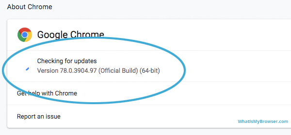 Check for any available updates for your browser.
Update the browser to the latest version.