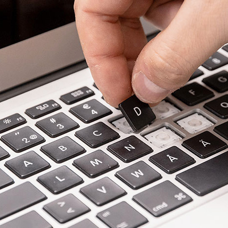 Check for physical damage
Inspect the keyboard for any visible damage such as cracks, scratches, or dents