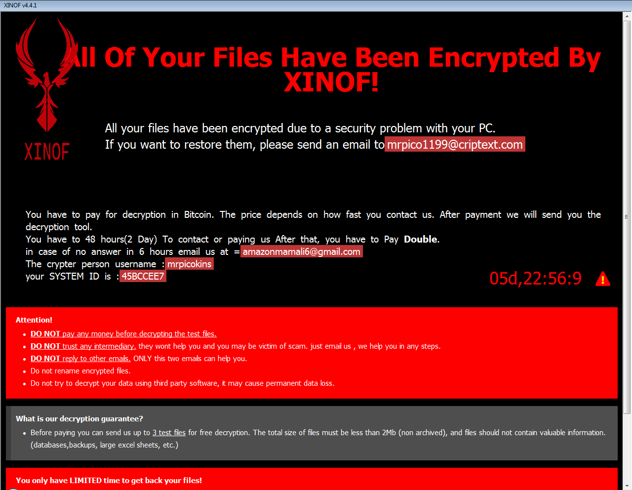 Choose the relevant ransomware from the list
Download the decryption tool provided