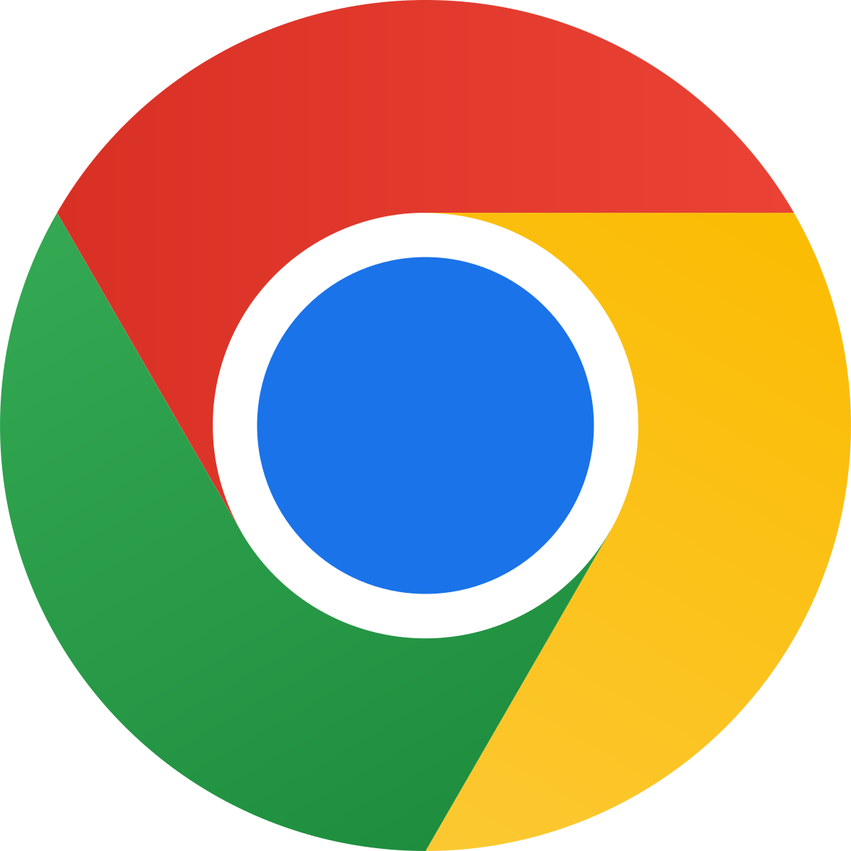 Chrome browser with extensions icon