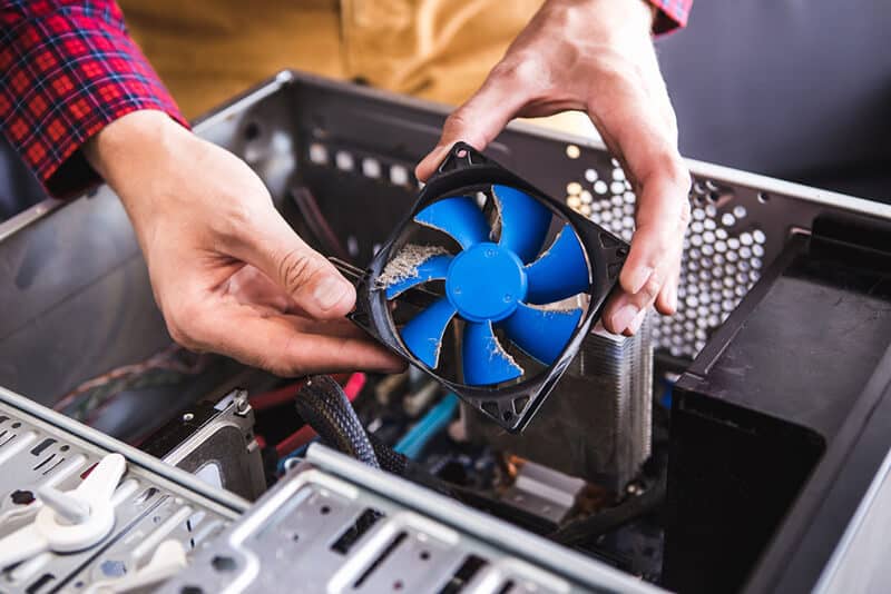 Clean the computer's cooling system and ensure proper ventilation.
Replace any faulty cooling fans or heatsinks.