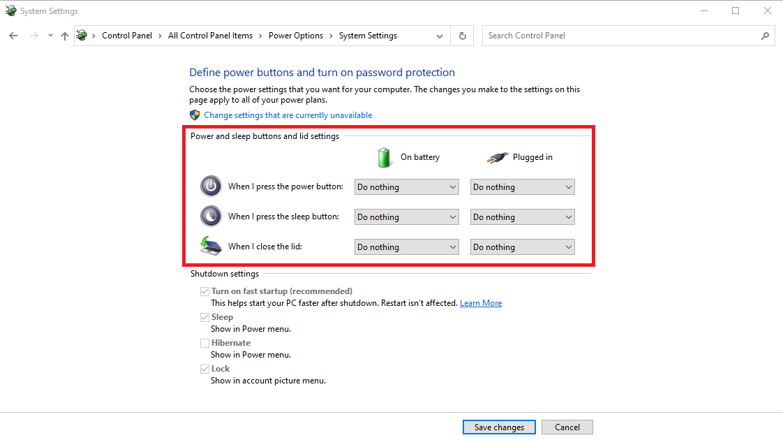 Click on "Additional power settings" on the right-hand side.
Choose "Change plan settings" next to your current power plan.