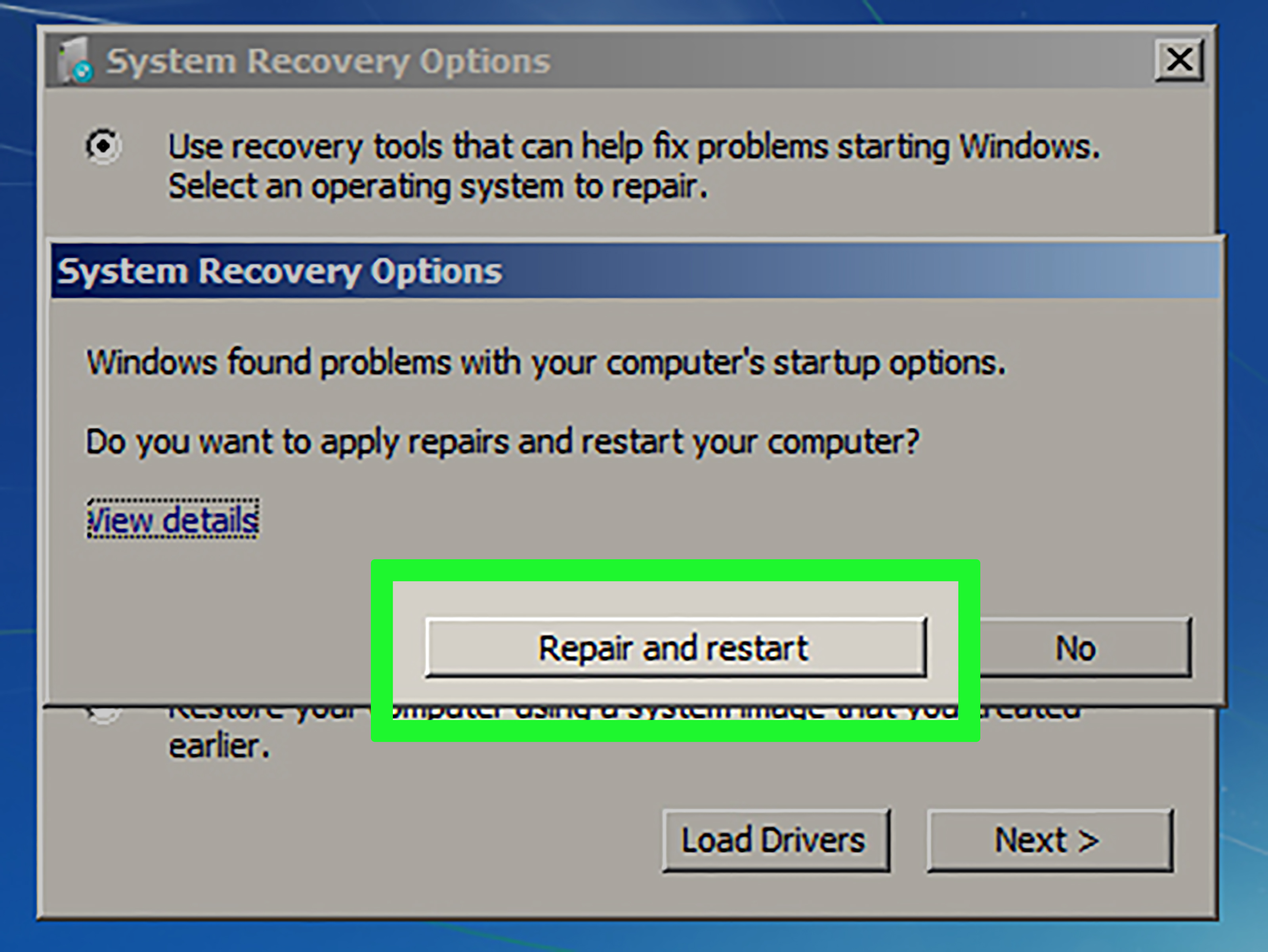 Click on the "Repair" or "Fix" button to start the repair process
Follow the on-screen instructions provided by the tool to complete the repair process
