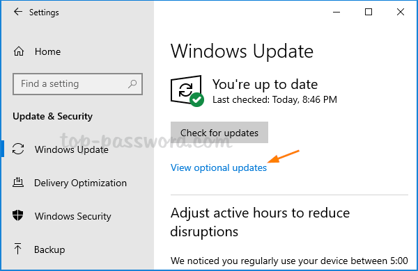 Click on the "Start" menu and open "Settings."
Go to "Update & Security."