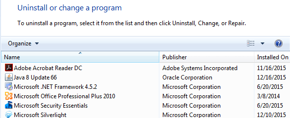 Click on Uninstall a program under the Programs section.
Locate and select Uplay from the list of installed programs.