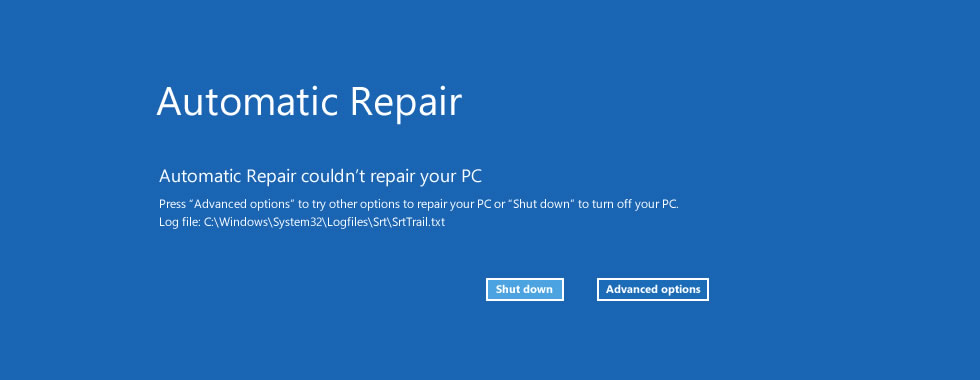 Click "Startup Repair."
Wait for the process to complete and then restart the computer.