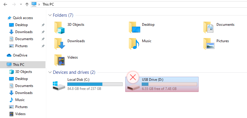 Connect an external storage device to your device
Open File Manager