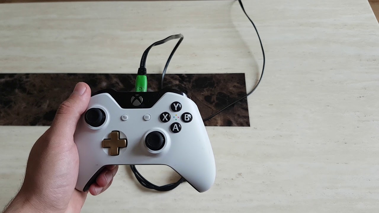 Connect your controller to your Xbox One or PC with a USB cable.
Wait for the controller to sync with the device.