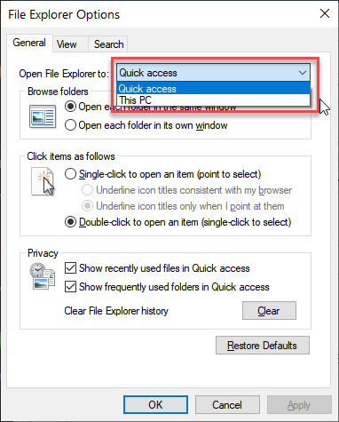 Create a backup of your Word files
Open the File Explorer by pressing Win + E