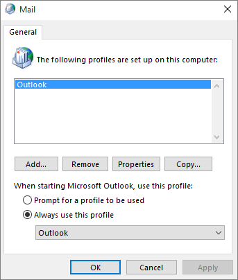 Create a new Outlook profile to resolve loading problems in Microsoft Outlook 2010.
Open the Control Panel on your computer.