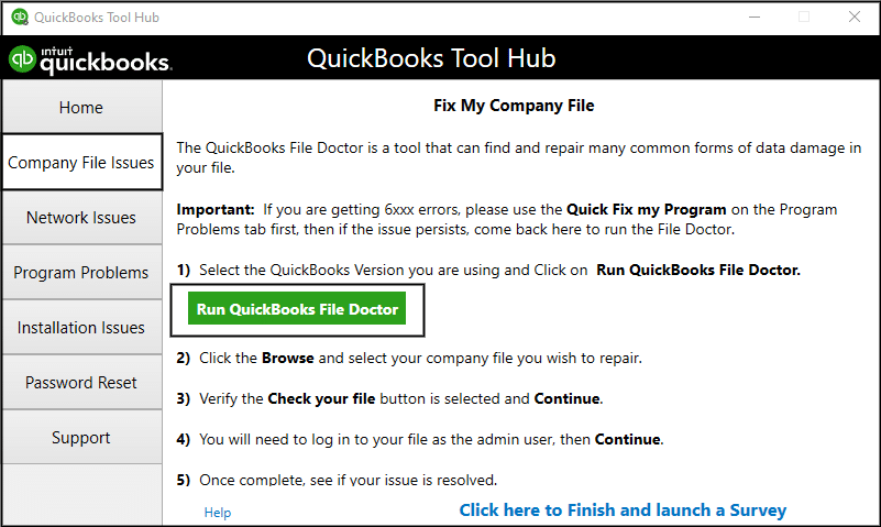 Create a new user account: If the error persists, create a new user account on your computer and try installing and running QuickBooks from that account. This can help determine if the issue is related to your user profile.
Reinstall QuickBooks: As a last resort, if none of the above methods work, uninstall QuickBooks completely and then reinstall it. Make sure to back up your company file before doing this.