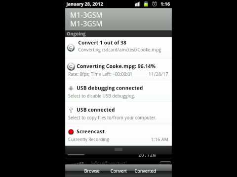 Download a video converter app from the Google Play Store.
Open the video converter app.