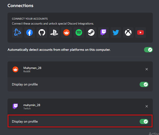 Ensure Connected Accounts: Confirm that both your Discord and Twitch accounts are properly linked and authenticated.
Refresh Server List: Refresh the server list within Discord to ensure the updated status of the enabled servers.