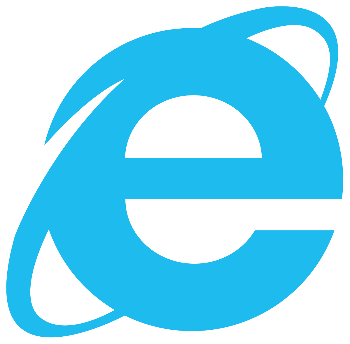 Evolution of Internet Explorer icons and logos