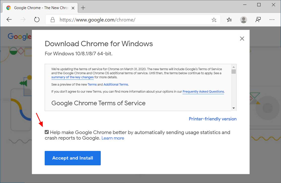 Follow the on-screen prompts to uninstall Chrome completely.
Download the latest version of Chrome from the official website.