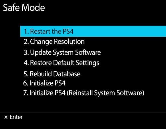 Follow the prompts to update the software.
Restart the PS4 and test the headset.