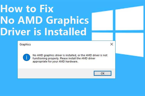 Go to the AMD website and download the latest driver for your graphics device.
Run the downloaded driver installer and follow the on-screen instructions to reinstall the driver.