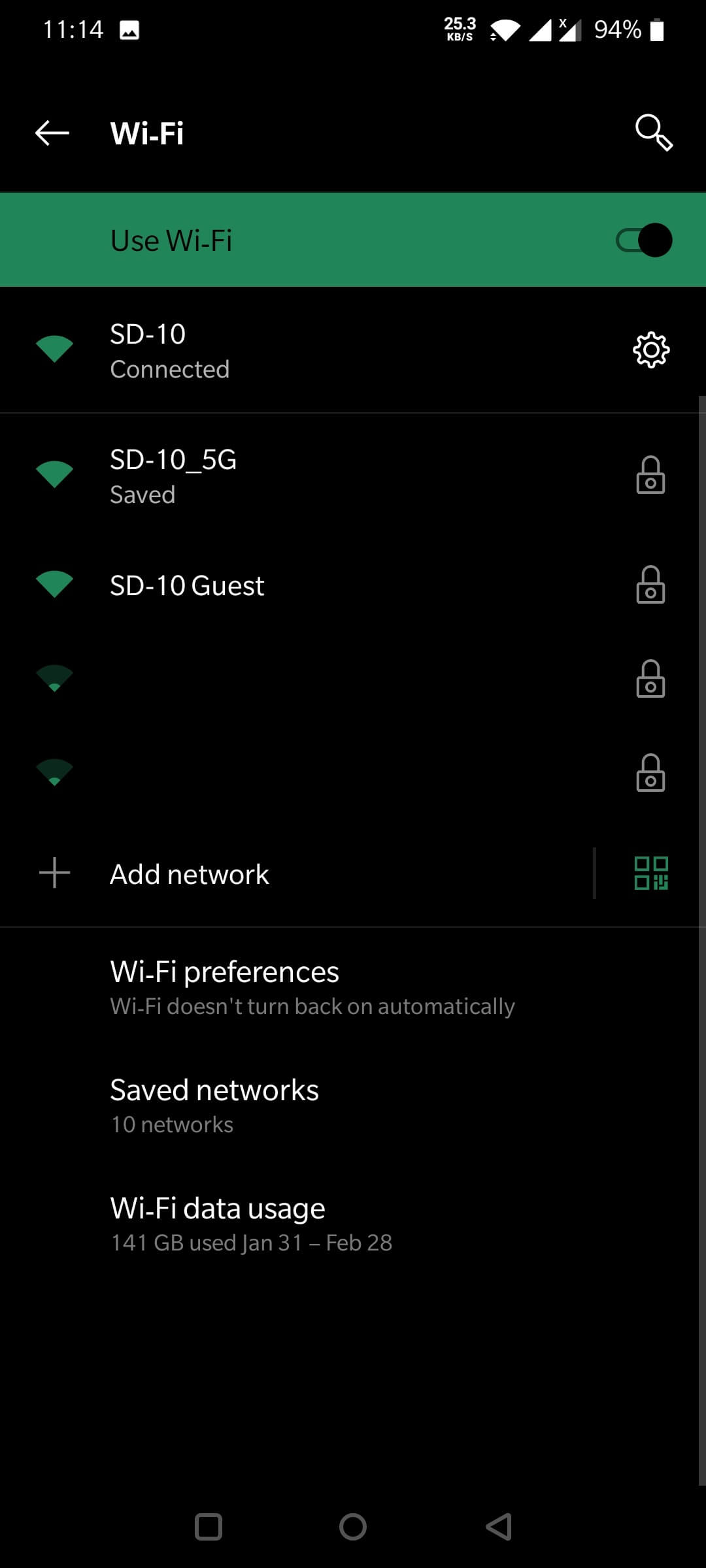 Go to the Settings menu on your Android device.
Select "Wi-Fi" or "Network & Internet" depending on your device.