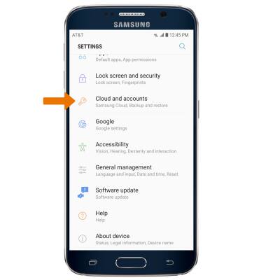 Go to the Settings on your Samsung Galaxy S6.
Select Backup &amp; Reset.