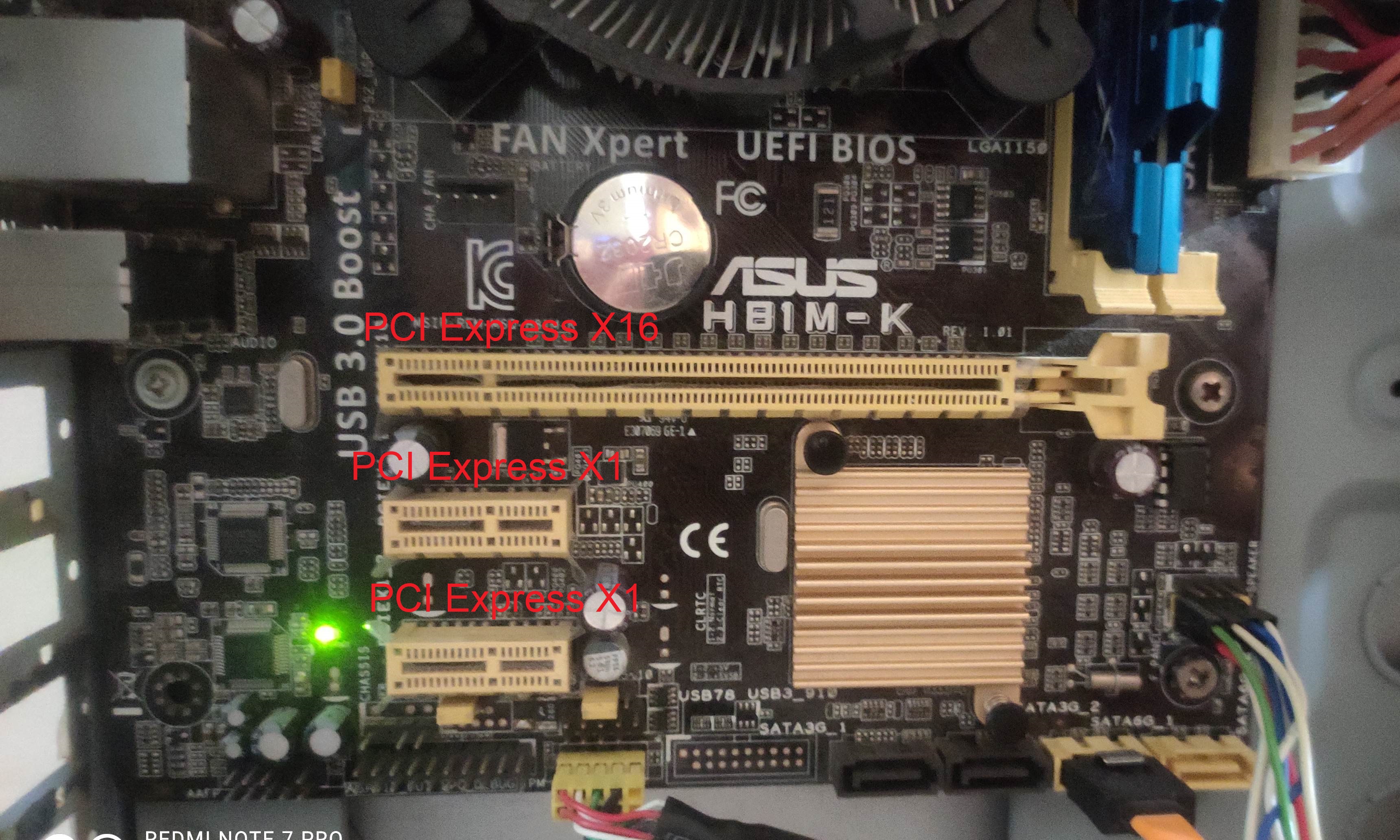 Graphics card securely installed in a motherboard slot