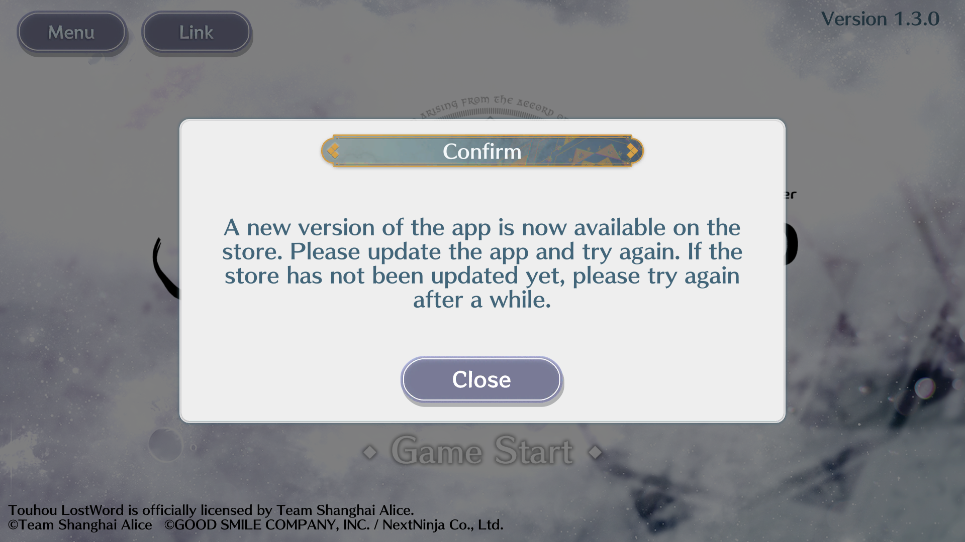 If an update is available, download and install it
If no update is available, uninstall the application