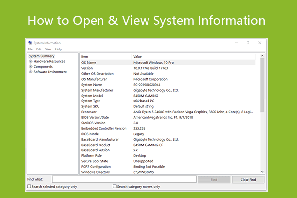 In the Driver tab, note down the current version of the driver
Open System Information by pressing Windows Key + R, typing msinfo32, and hitting Enter