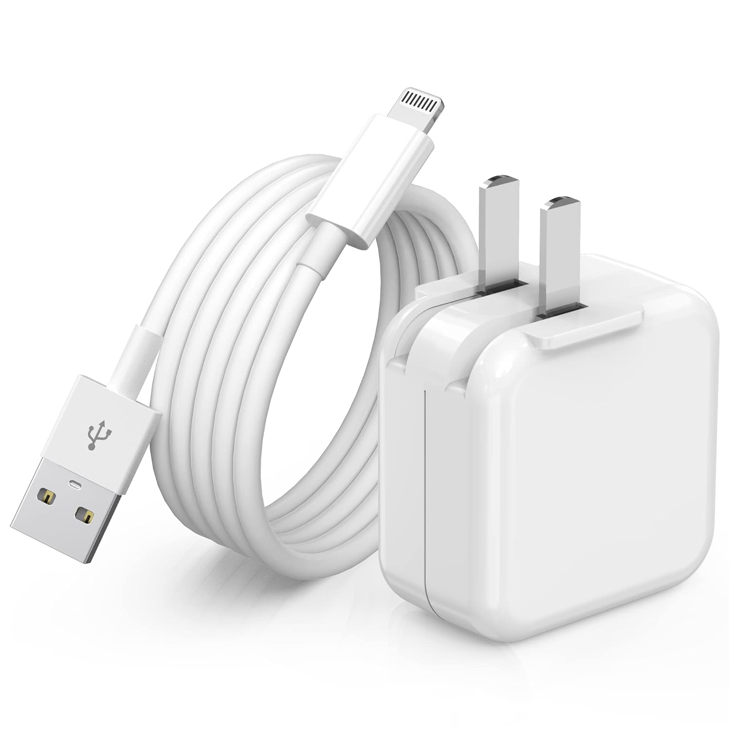 iPad charging cable and power button