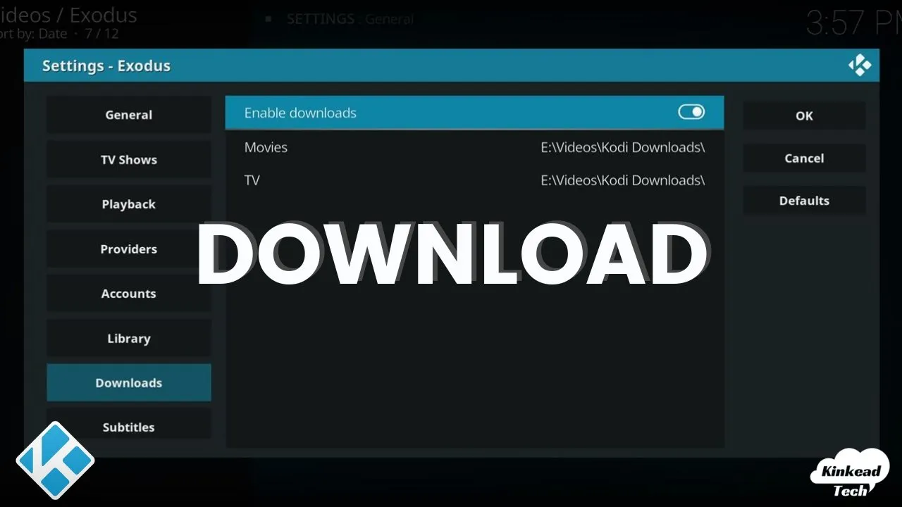 Launch Kodi
Go to the "Add-ons" tab