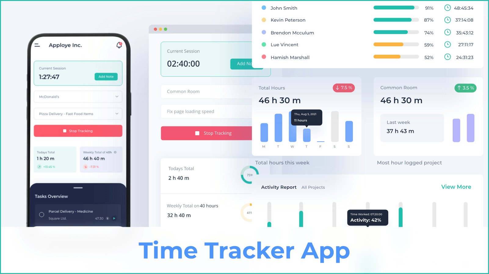 Maximize productivity with accurate time tracking
Stay organized with customizable time preferences