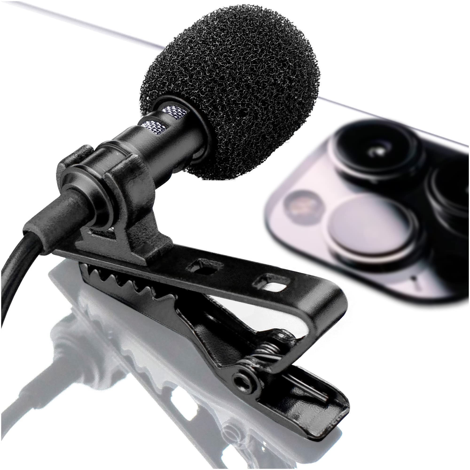 Microphone with extreme static noise