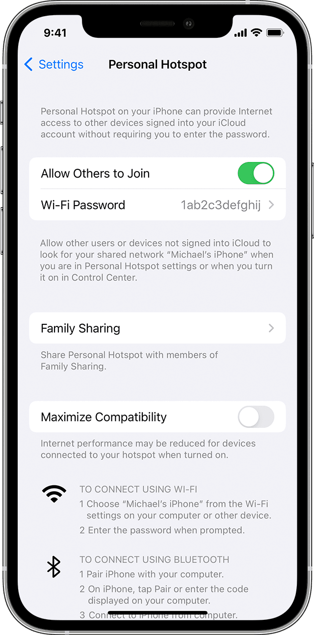 On your iPhone 7, go to Settings.
Tap on "Personal Hotspot".