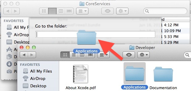 Open a Finder window.
Click on Go in the menu bar and select Go to Folder....