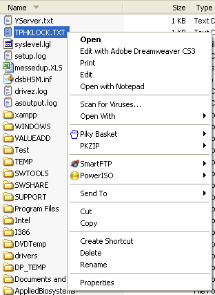 Open File Explorer
Right-click on the external hard drive and select Properties