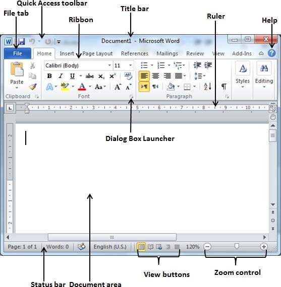 Open Microsoft Word 2010 on your computer.
Click on the File tab at the top-left corner of the Word window.