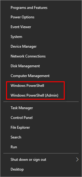 Open the Command Prompt with administrative privileges.
Press Win + X and select "Command Prompt (Admin)" or "Windows PowerShell (Admin)".