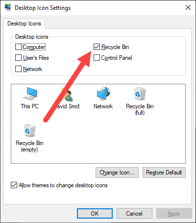 Open the Recycle Bin by double-clicking its icon on the desktop.
Search for the missing files within the Recycle Bin.