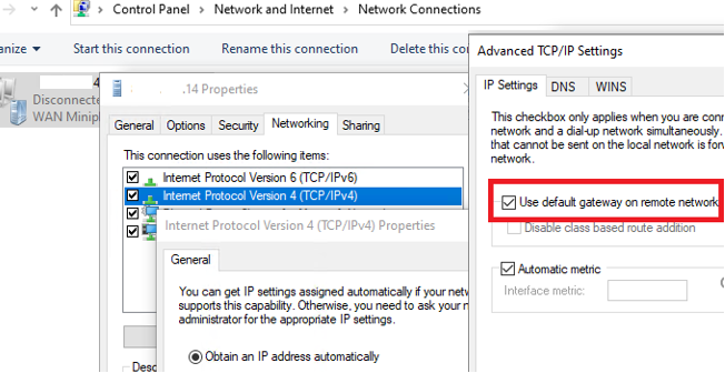 Open the VPN client and disconnect from the current server
Select a different server location and connect to it