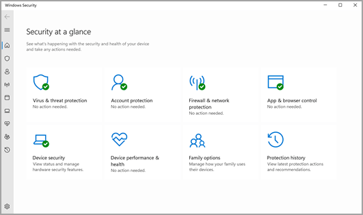 Open Windows Defender or any other antivirus software installed on your computer.
Run a full system scan.