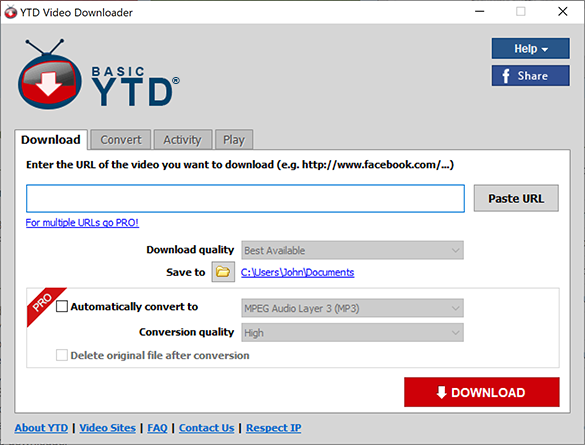 Open your firewall settings
Add YTD Video Downloader to your list of allowed programs