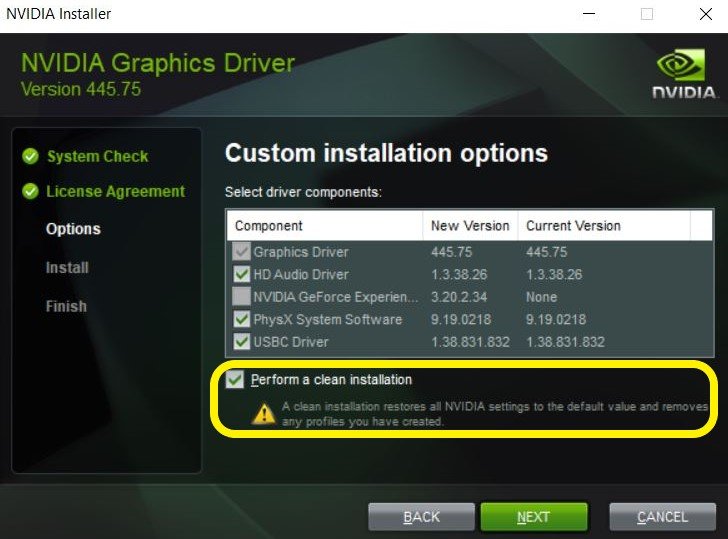 Perform a Clean Installation of the Drivers
Open the NVIDIA Driver Download page on the official website.