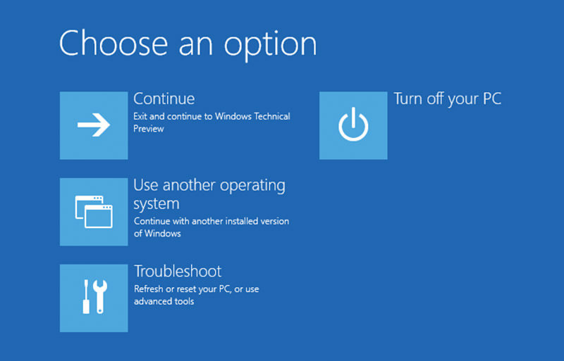 Press and hold the Shift key while clicking on the Restart option.
In the Advanced Startup menu, choose Safe Mode.