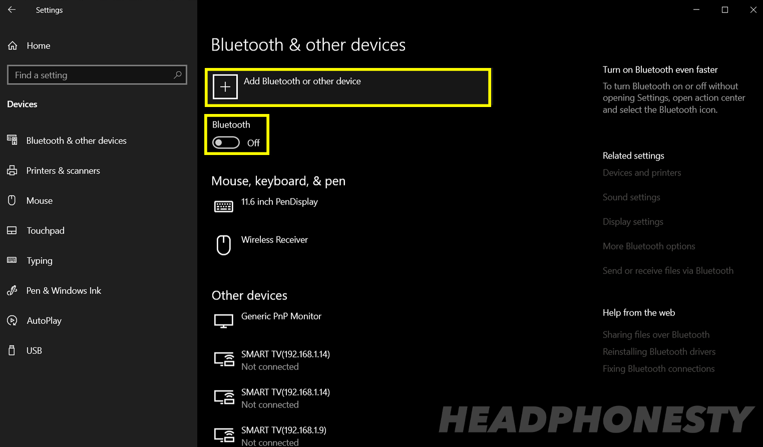 Restart devices: Try restarting both your laptop and Bluetooth headphones to refresh the connection.
Reset Bluetooth settings: Reset the Bluetooth settings on your laptop and pair the headphones again.