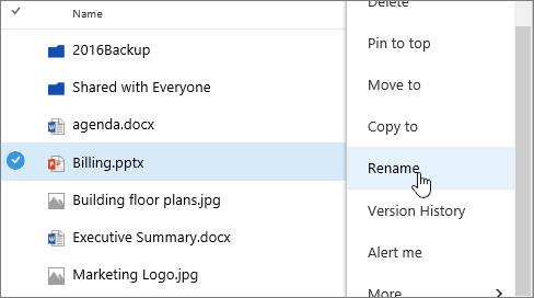 Right-click on the OneDrive folder.
Select "Rename" and give it a new name.