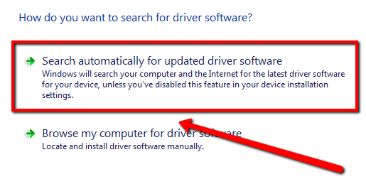 Right-click on your audio device and select Update driver.
Choose the Search automatically for updated driver software option.